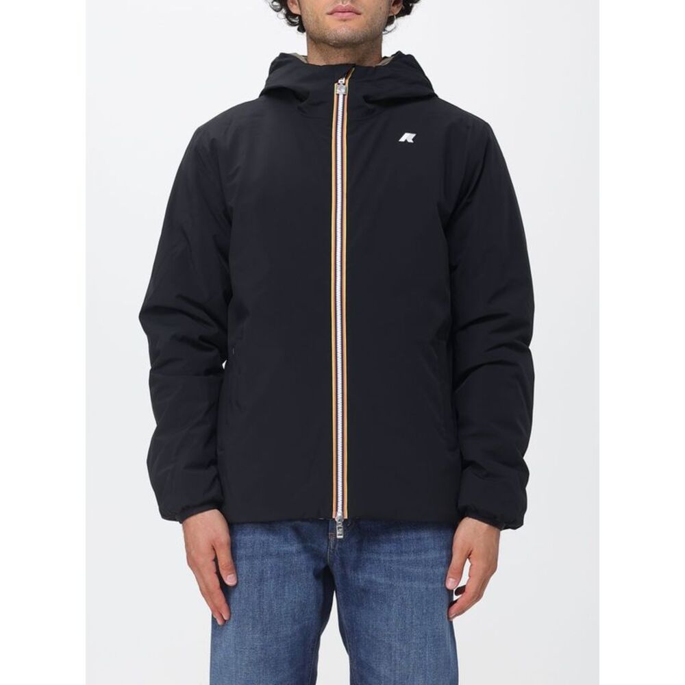 Reversible Hooded Windbreaker K-Way In Recycled Nylon